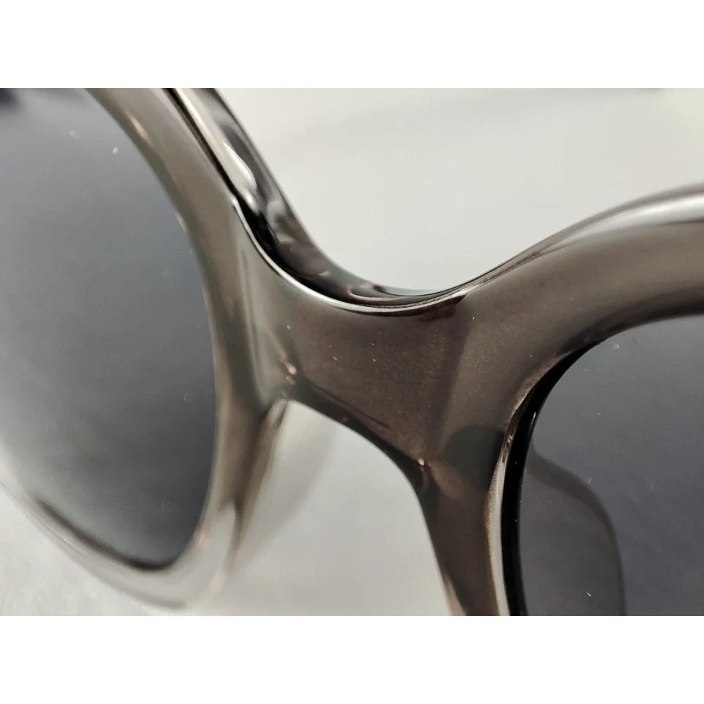 Draper James DJ7043 037 Smoke Gradient Sunglasses Floral Temples 55-19-145 NWT